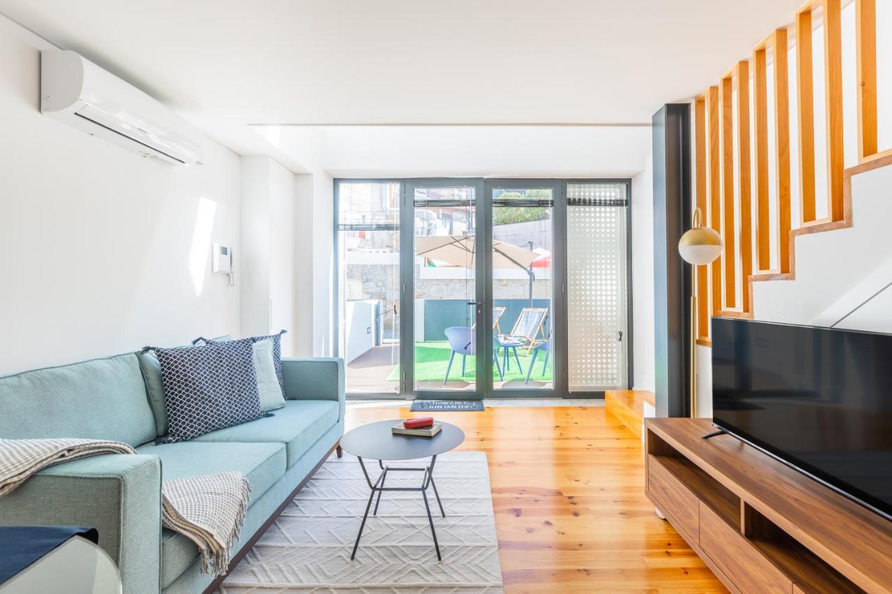 Heroismo Duplex Terrace Porto Bagian luar foto